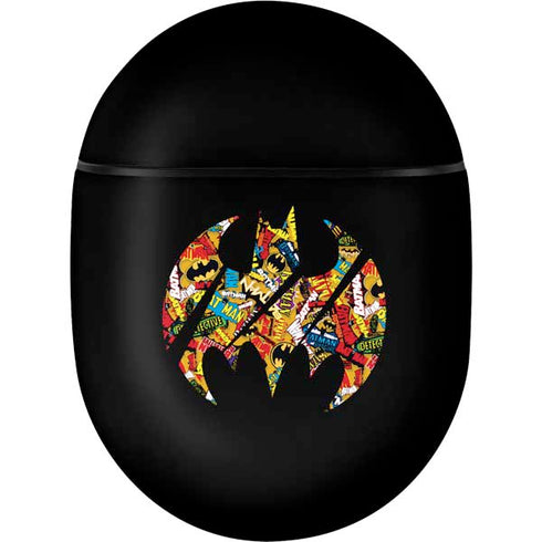 DC Comics Batman Silhouette Logo Vintage Pattern Google Pixel Buds Skin